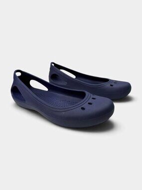 Crocs Kadee Navy Blue Ballet Flats Women's Size 6